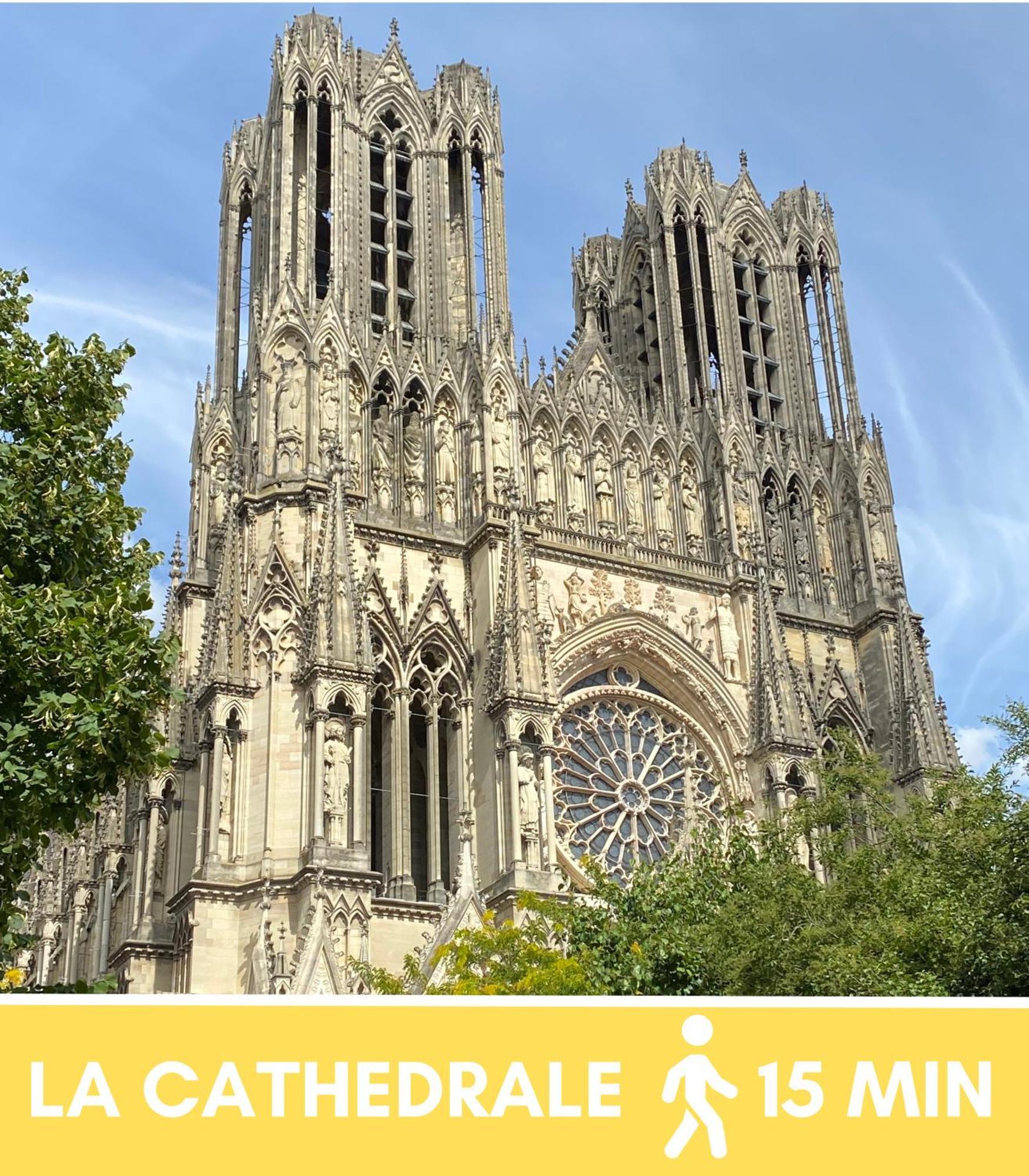 Le Remois - Charmant T2 - Renove - Parking - Cour Privative - Wifi Reims Eksteriør bilde