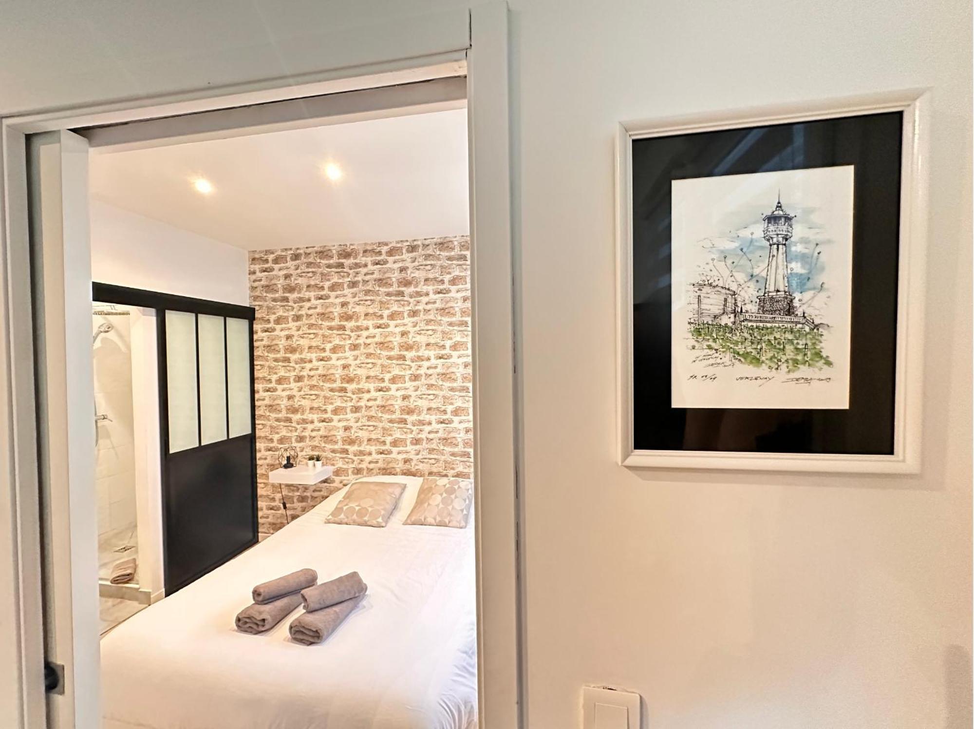 Le Remois - Charmant T2 - Renove - Parking - Cour Privative - Wifi Reims Eksteriør bilde